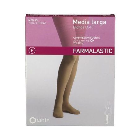 MEDIA LARGA (A-F) COMPRESION FUERTE MEDILAST 510 BANDA DE SILICONA TALLA MEDIANA