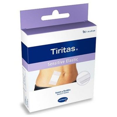 TIRITAS SENSITIVE ELAST 1X8 CM