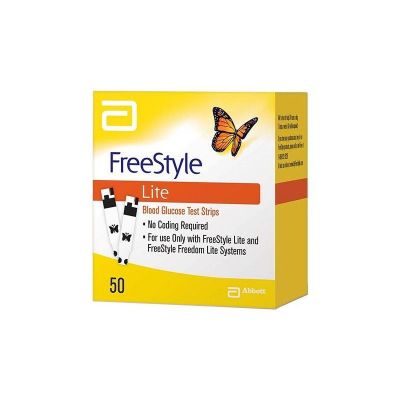 TIRAS REACTIVAS GLUCEMIA FREESTYLE LITE 50 UNIDADES
