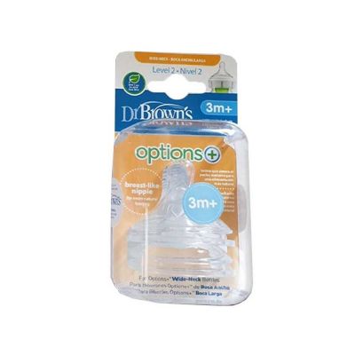 TETINA BROWNS SIL 3-6M ANCH 2U