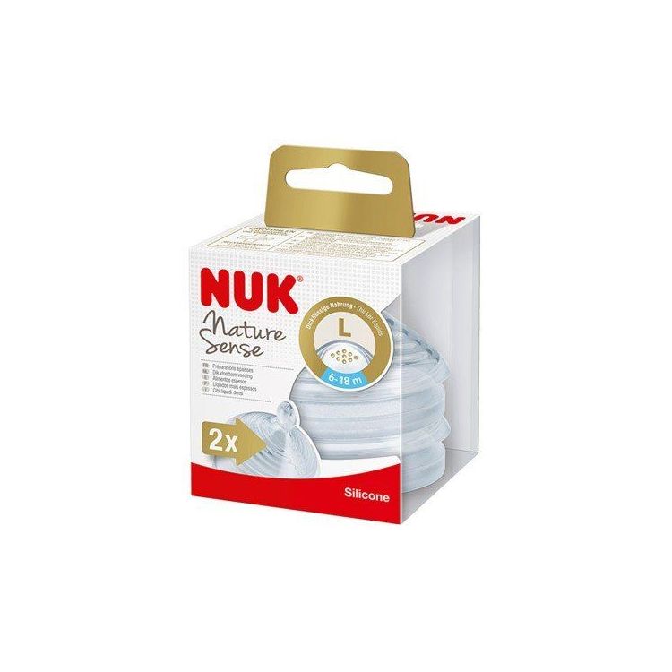 TETINA NUK FC+ 6-18M XL SIL 2U