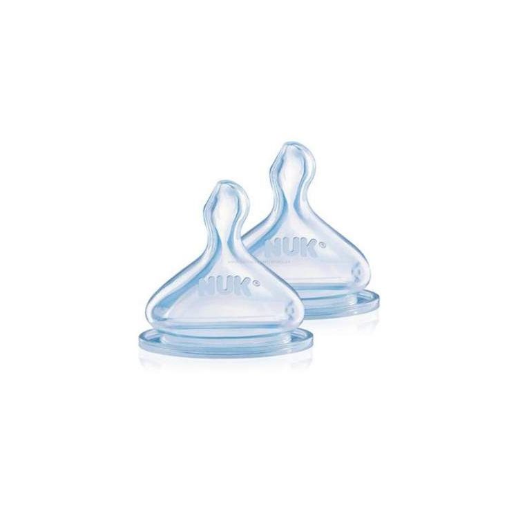 TETINA NUK FC 0-6M SILIC 2U