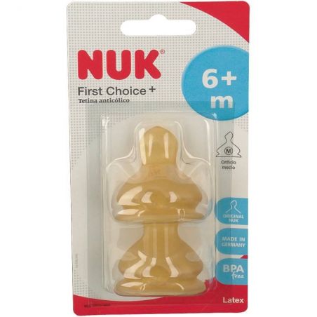 TETINA NUK FC 6-18M LATEX 2U