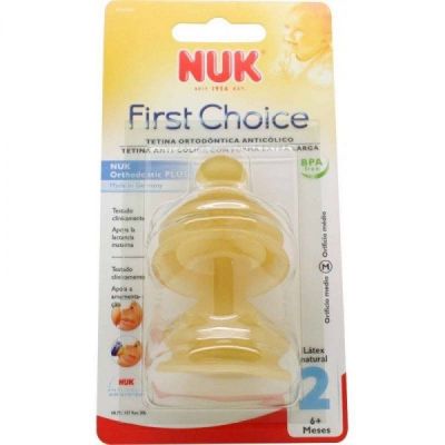 TETINA NUK FC 0-6M LATEX 2U