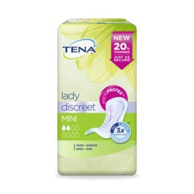TENA DISCREET COMPRE MINI 20UN