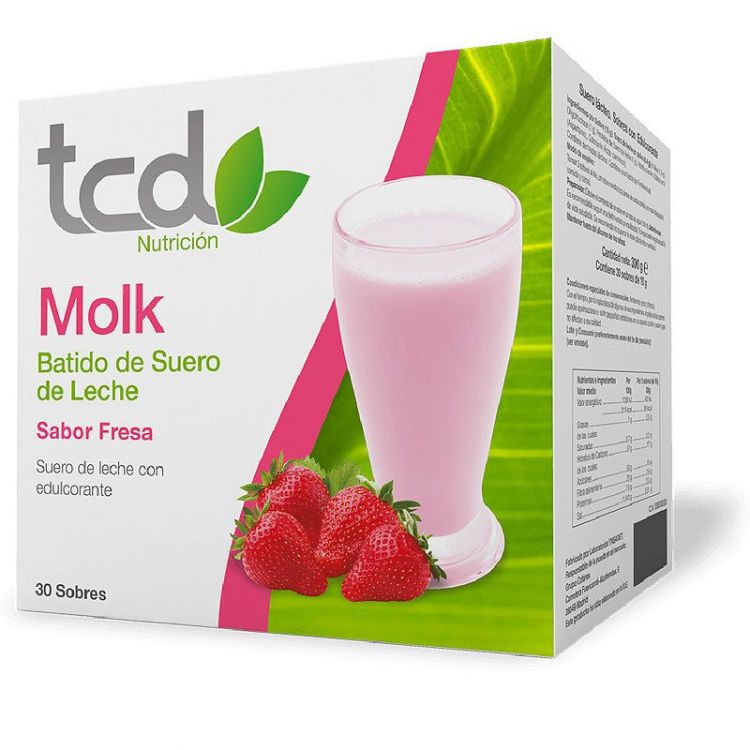 TCD MOLK SABOR FRESA PROTEINADA 30 SOBRES