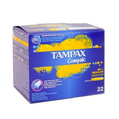 TAMPAX COMPAK REGULAR 22