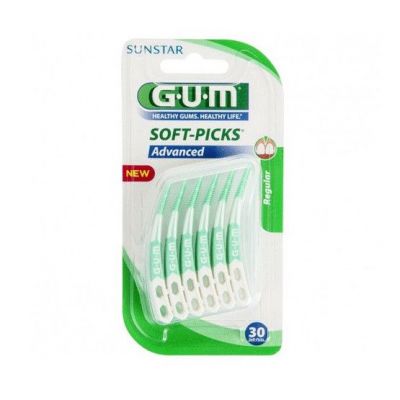 GUM SOFT PICKS PRO MEDIUM 30U