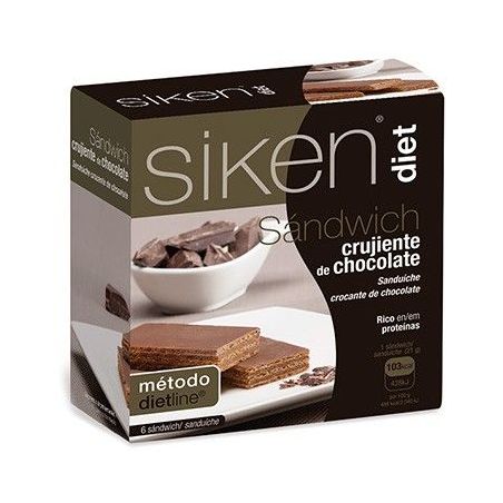 SIKEN DIET SANDWICH CHOC 6U