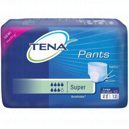 TENA PANTS SUPER GD 12 UN