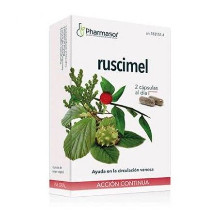RUSCIMEL ACCION CONTINUA SORIA NATURAL HOMEOSOR 30 CAPSULAS