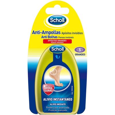 SCHOLL APOSITOS HIDROCOLOIDE AMPOLLAS 2 U GDE + 3 U PEQ 3 + 1 DEDOS