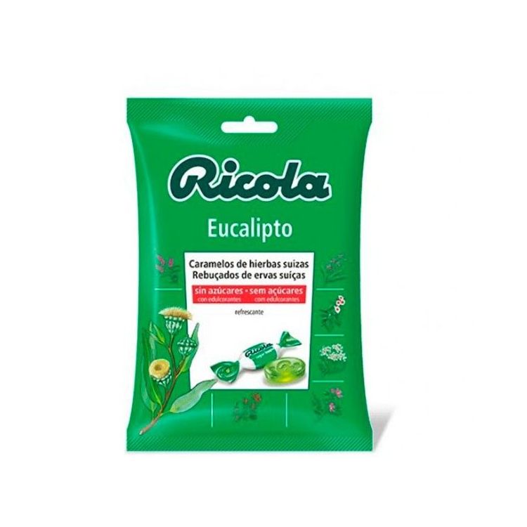 RICOLA EUCALIP S/AZ 70GR BOLSA