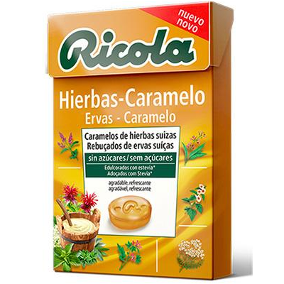 RICOLA CARAMELOS SIN AZUCAR HIERBAS - CARAMELO 1 ENVASE 50 g