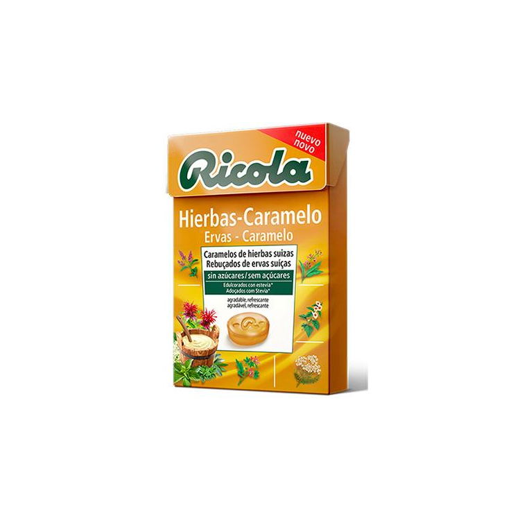 RICOLA CARAMELOS SIN AZUCAR HIERBAS - CARAMELO 1 ENVASE 50 g