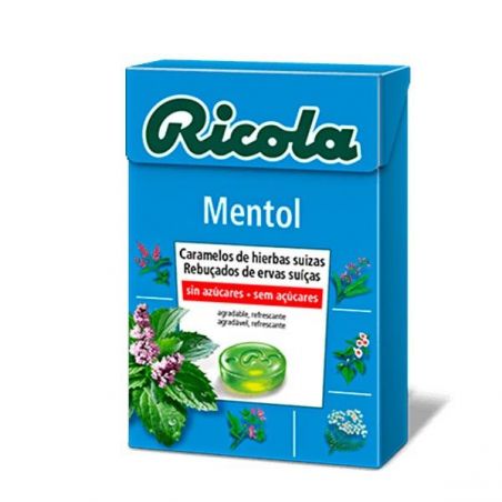 RICOLA CARAMELOS SIN AZUCAR 1 ENVASE 50 G SABOR MENTOL