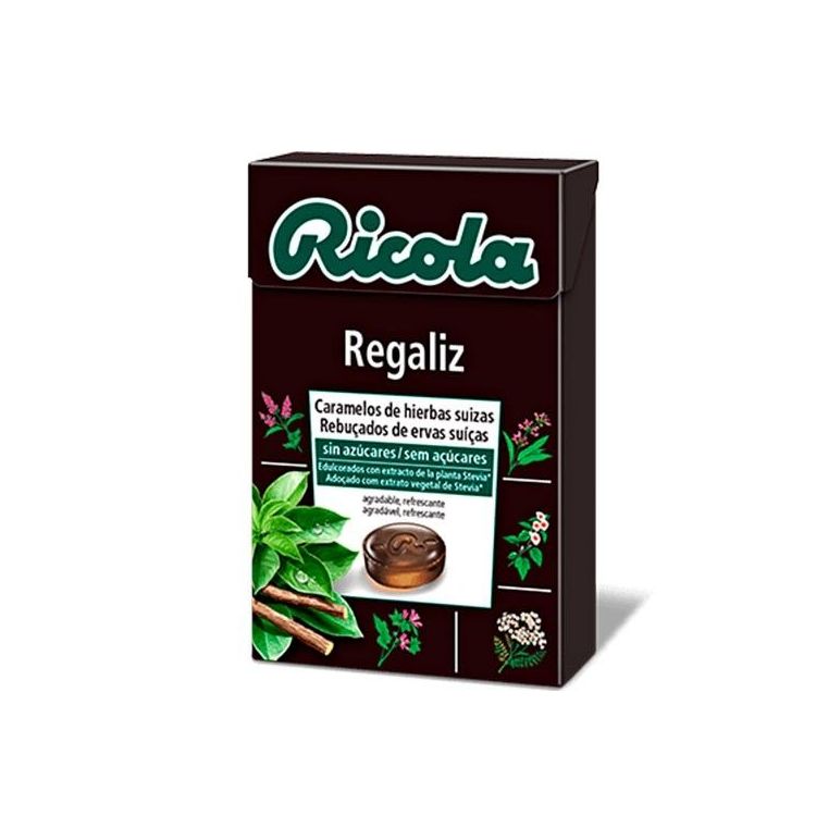 RICOLA REGALIZ S/AZ 50GR CARAM