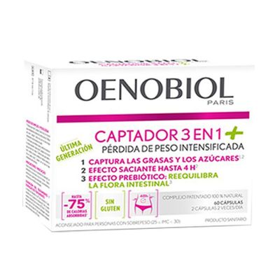 OENOBIOL CAPTADOR 3EN1 60 CAPS
