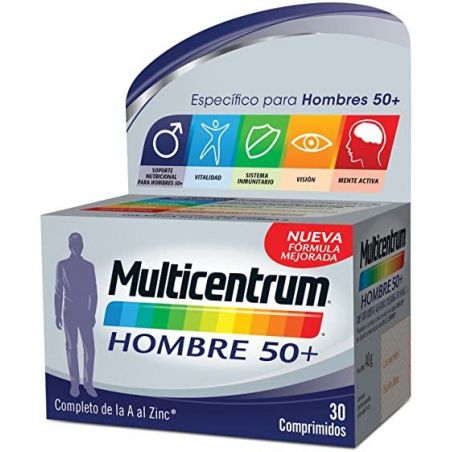 MULTICENTRUM HOMBRE 50+ 30 COM