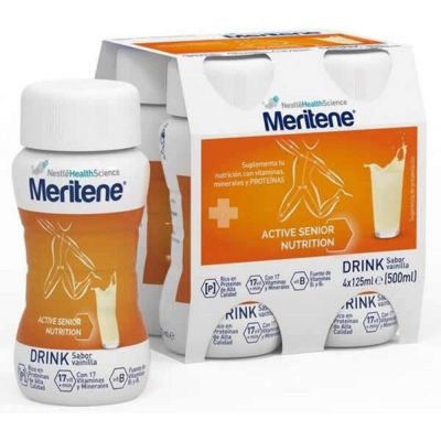 MERITENE DRINK VAINILL 4X125ML