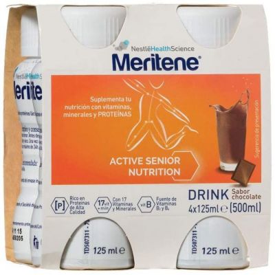MERITENE DRINK CHOCO 4X125ML