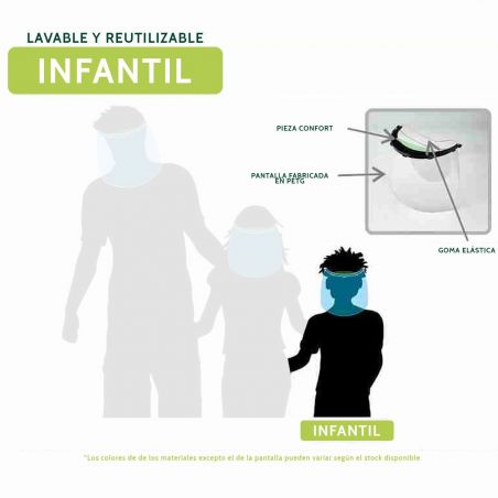 MASCARA PROTECTOR FACIAL COVID-19 INFANTIL