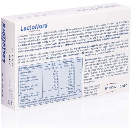 LACTOFLORA PROTECT INTIM 20 CA