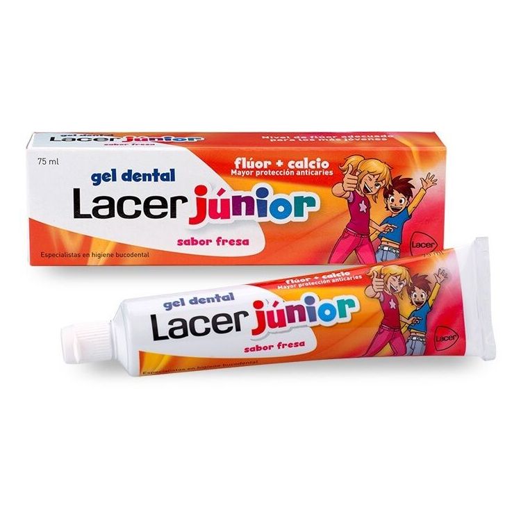 LACER GEL JUNIOR FRESA 75 ML