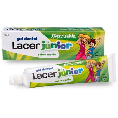 LACER GEL JUNIOR MENTA 75 ML