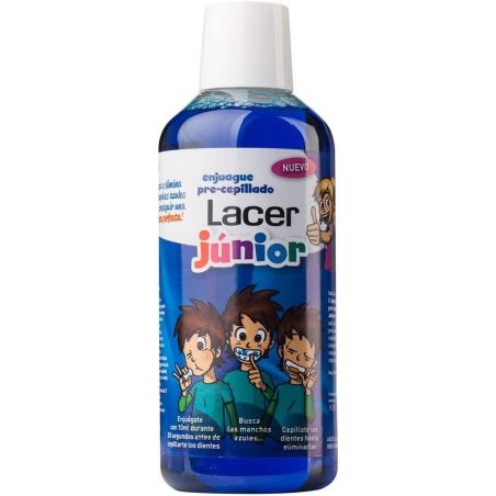ENJUAGUE PRE CEPILLADO LACER JUNIOR 1 ENVASE 500 ml