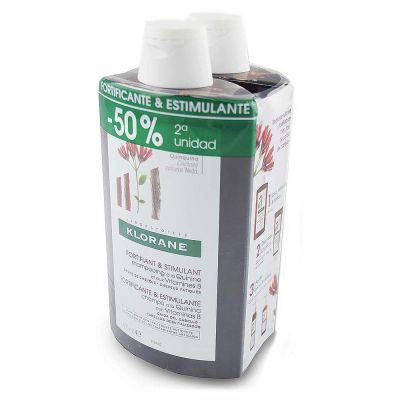 KLORANE DUO QUININA 2X400ML 2ª 40%