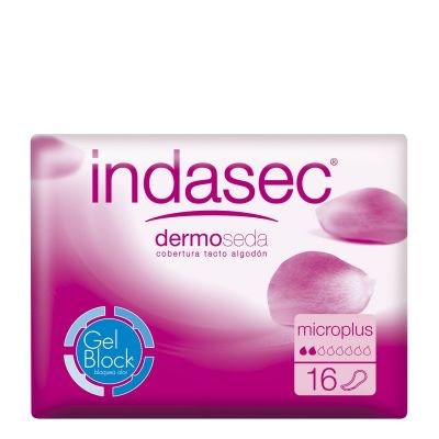 COMPRESA PERDIDAS LEVES INDASEC DISCREET MICROPLUS 16 UNIDADES