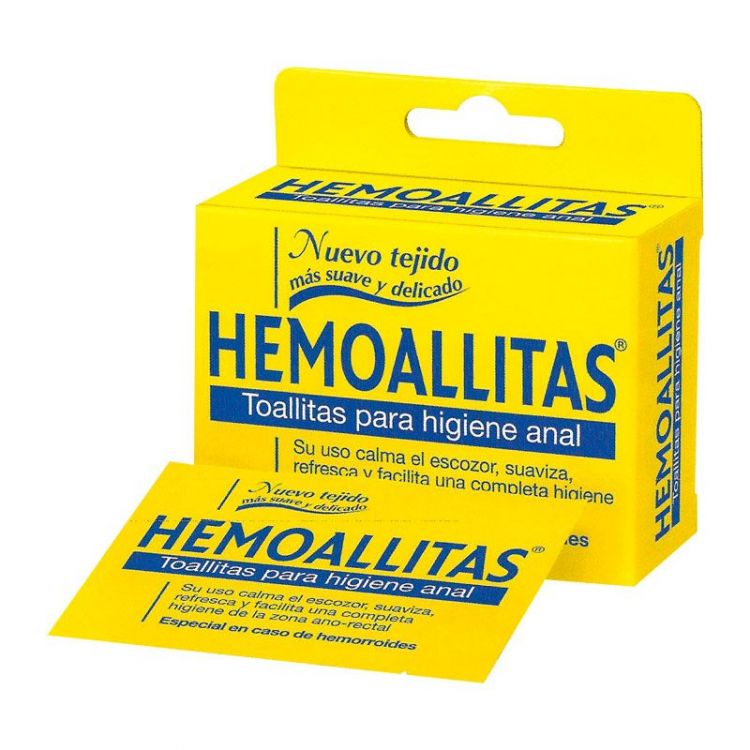 HEMOALLITAS HIGIENE ANAL 15 TOALLITAS