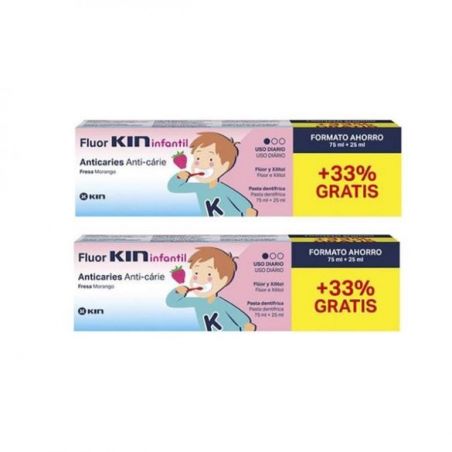 FLUOR KIN PASTA FRESA 100 ML