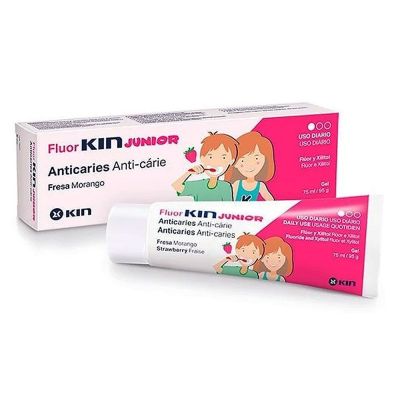 FLUOR KIN JUNIOR GEL FRESA 75M