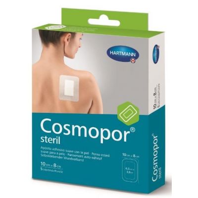 COSMOPOR STERIL 10X8 CM 5 UN