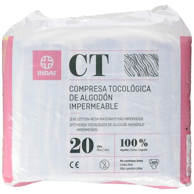 COMPRESA MATERNITY ALGODON 20U