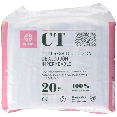 COMPRESA MATERNITY ALGODON 20U