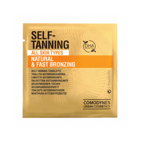 COMODYNES SELF TANNING NATURAL AND UNIFORM BODY AUTOBRONCEADOR 3 MANOPLAS