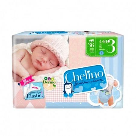 PAÑAL INFANTIL CHELINO TALLA 3 4 - 10 kg 36 PAÑALES