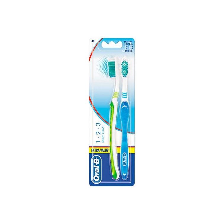 CEPILLO DENTAL ADULTO ORAL-B ADVANTAGE 1,2,3 40 MEDIO