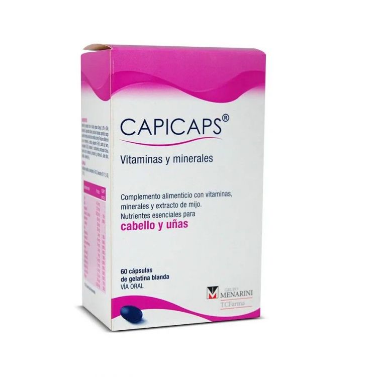 CAPICAPS CABELLO Y UÑAS 60 CAP