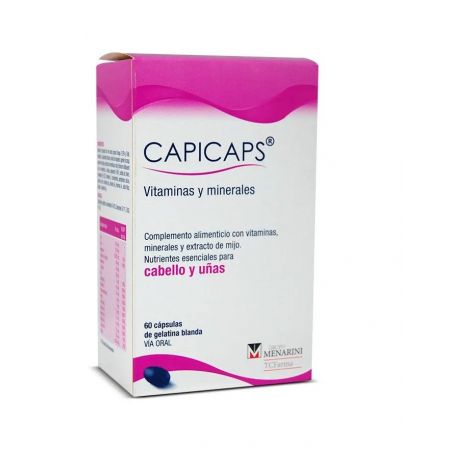 CAPICAPS CABELLO Y UÑAS 60 CAP