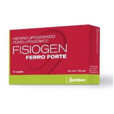 FISIOGEN FERRO FORTE 30 CAPSULAS