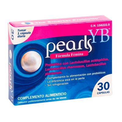PEARLS YB CUIDADO INTIMO 30CAP