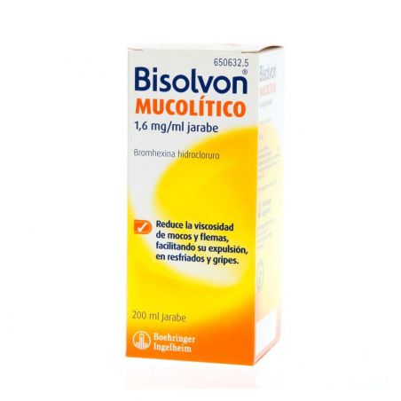 BISOLVON MUCOLITICO 1,6 mg/ml JARABE 1 FRASCO 200 ml