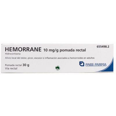 HEMORRANE 10 mg/g POMADA RECTAL 1 TUBO 30 g