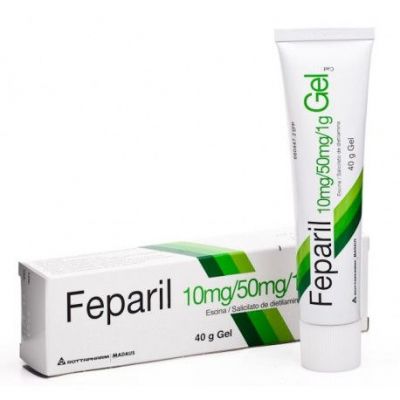 FEPARIL 10 mg/g + 50 mg/g GEL CUTANEO 1 TUBO 40 g