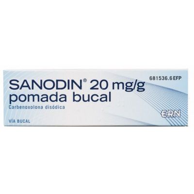 SANODIN 20 mg/g POMADA BUCAL 1 TUBO 15 g