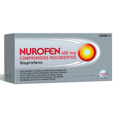 NUROFEN 400 mg 12 COMPRIMIDOS RECUBIERTOS